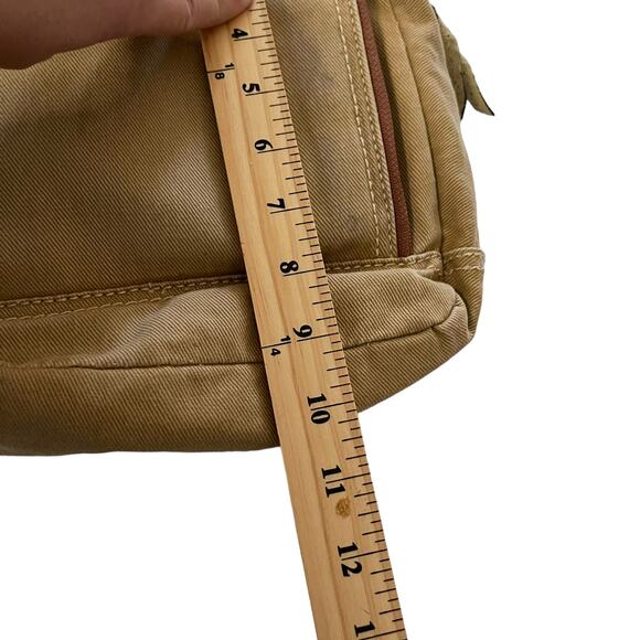 Fossil Vintage 90s Women's Tan Boho Outdoors Crossbody Purse Bag - Picture 9 of 9